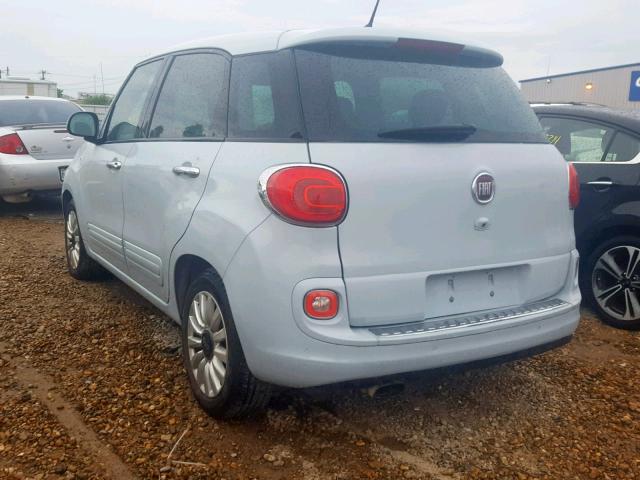 ZFBCFABH2EZ026853 - 2014 FIAT 500L EASY SILVER photo 3