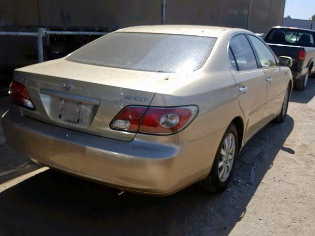 JTHBF30GX20079040 - 2002 LEXUS ES 300 GOLD photo 4