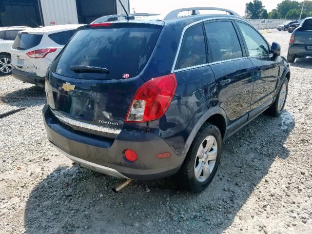 3GNAL2EK6ES628444 - 2014 CHEVROLET CAPTIVA LS შავი ფოტო 4