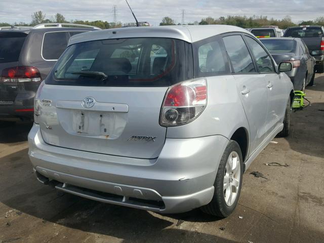 2T1KR32E07C683178 - 2007 TOYOTA COROLLA MA SILVER photo 4