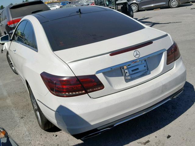 WDDKJ5KB4EF279626 - 2014 MERCEDES-BENZ E 350 WHITE photo 3