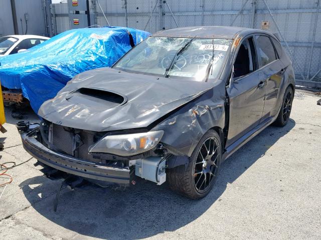 JF1GR7E68BG832941 - 2011 SUBARU IMPREZA WR BLACK photo 2