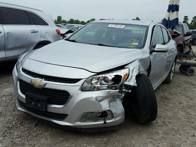 1G11D5SLXFF175609 - 2015 CHEVROLET MALIBU 2LT SILVER photo 2