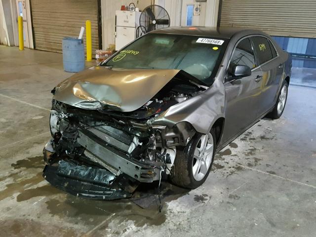 1G1ZB5EB5AF138469 - 2010 CHEVROLET MALIBU LS BROWN photo 2