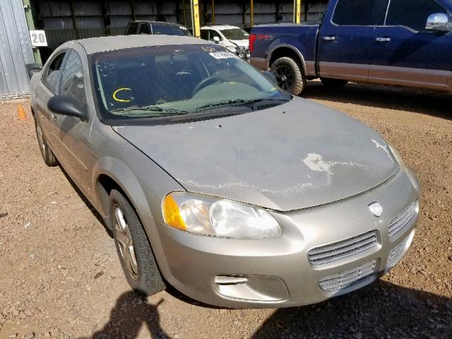 1B3EL46R72N144453 - 2002 DODGE STRATUS SE GOLD photo 1