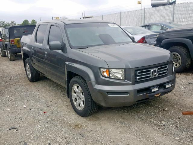 2HJYK16577H547838 - 2007 HONDA RIDGELINE GRAY photo 1