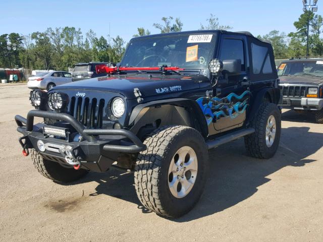 1J4FA24199L729075 - 2009 JEEP WRANGLER X BLACK photo 2