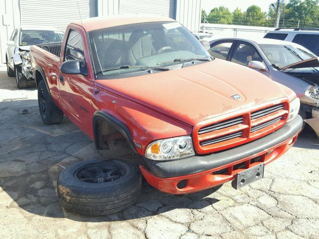 1B7GG26Y0XS263347 - 1999 DODGE DAKOTA RED photo 1