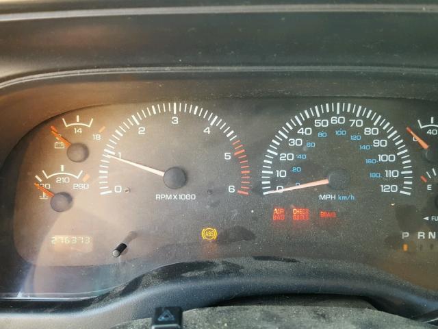 1B7GG26Y0XS263347 - 1999 DODGE DAKOTA RED photo 8