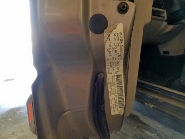 1J8HG58N06C280126 - 2006 JEEP COMMANDER 金色 照片 10