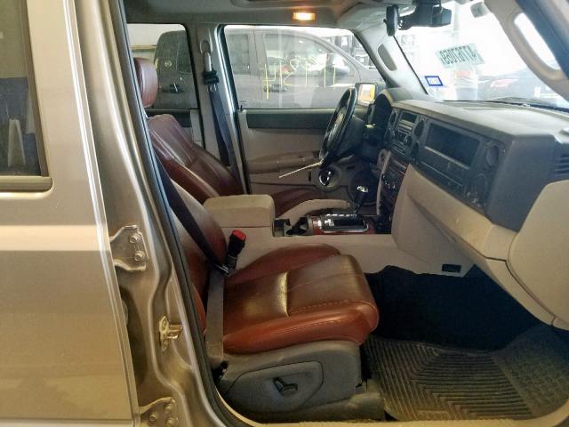 1J8HG58N06C280126 - 2006 JEEP COMMANDER 金色 照片 5