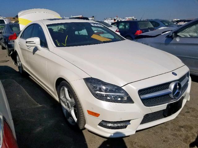 WDDLJ7DB5DA074728 - 2013 MERCEDES-BENZ CLS 550 WHITE photo 1