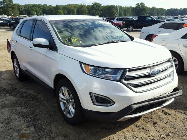 2FMPK3J95JBB23229 - 2018 FORD EDGE SEL WHITE photo 1