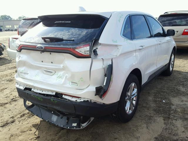 2FMPK3J95JBB23229 - 2018 FORD EDGE SEL WHITE photo 4