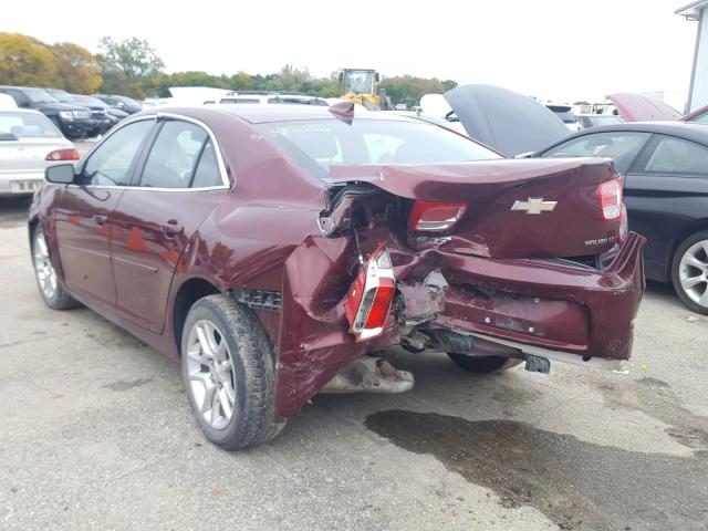 1G11C5SL2FF121305 - 2015 CHEVROLET MALIBU 1LT მუქწითელი ფოტო 3