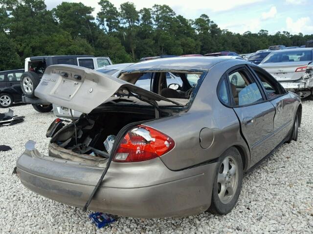 1FAFP55283G274352 - 2003 FORD TAURUS SES TAN photo 4