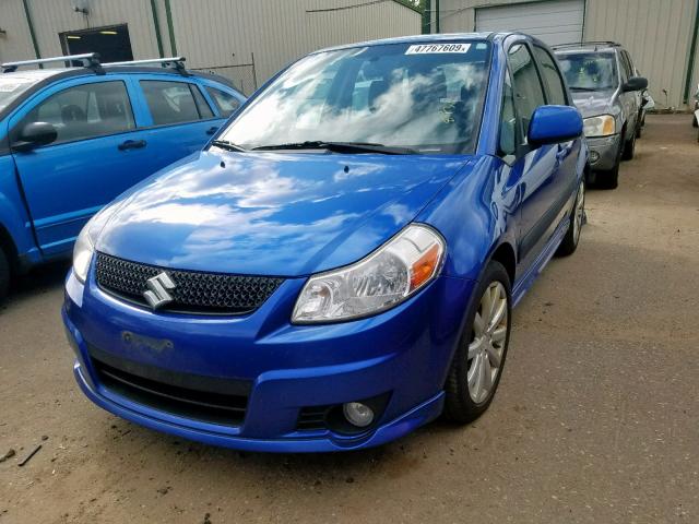 JS2YA5A56C6300754 - 2012 SUZUKI SX4 BLUE photo 2