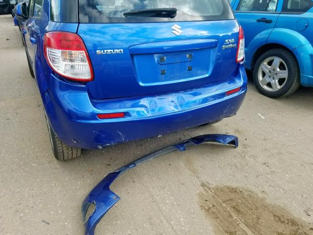 JS2YA5A56C6300754 - 2012 SUZUKI SX4 BLUE photo 9