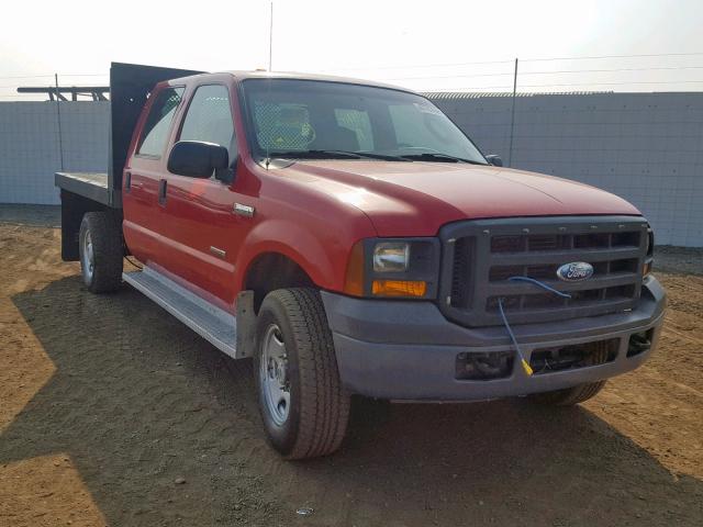 1FTWW31P45EB07228 - 2005 FORD F350 SRW S RED photo 1