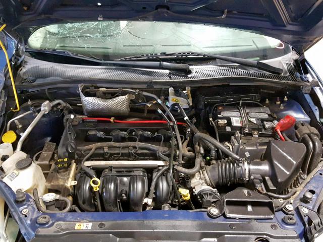 1FAHP34N28W197399 - 2008 FORD FOCUS S/SE BLUE photo 7