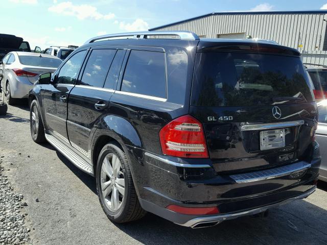 4JGBF7BE6BA660786 - 2011 MERCEDES-BENZ GL 450 4MA BLACK photo 3