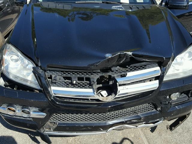 4JGBF7BE6BA660786 - 2011 MERCEDES-BENZ GL 450 4MA BLACK photo 7