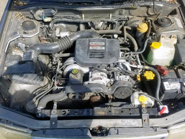 4S4BJ63C7M7906623 - 1991 SUBARU LEGACY L GRAY photo 7