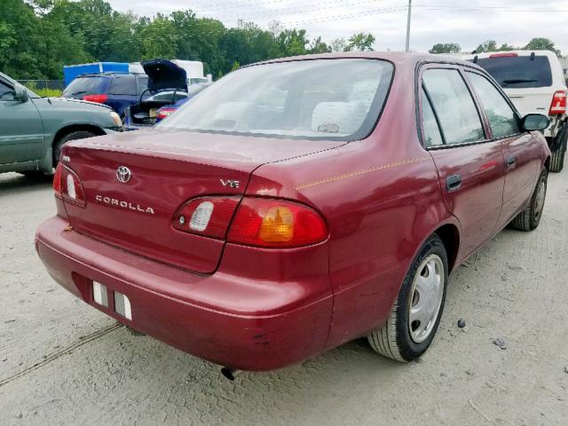 2T1BR12E4XC226264 - 1999 TOYOTA COROLLA VE RED photo 4