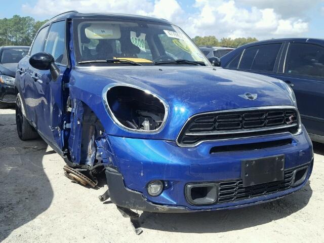 WMWZC3C50FWT02690 - 2015 MINI COOPER S C BLUE photo 1