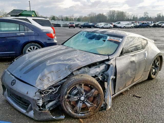 JN1AZ4EH2CM562580 - 2012 NISSAN 370Z BASE GRAY photo 2