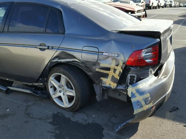 19UUA65565A080655 - 2005 ACURA TL GRAY photo 9