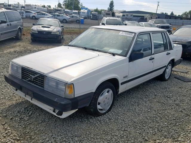 YV1FX8740G1048982 - 1986 VOLVO 740 GLE WHITE photo 2