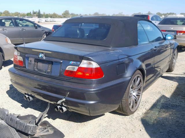 WBSBR93493PK01367 - 2003 BMW M3 GRAY photo 4