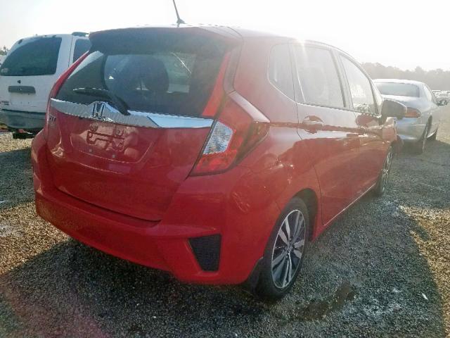 JHMGK5H70GX043468 - 2016 HONDA FIT EX RED photo 4