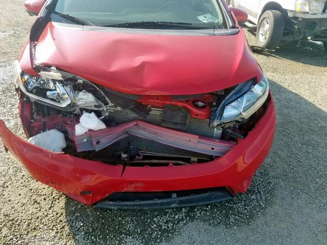 JHMGK5H70GX043468 - 2016 HONDA FIT EX RED photo 9