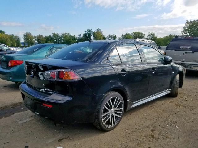 JA32V2FW7HU009704 - 2017 MITSUBISHI LANCER ES BLACK photo 4