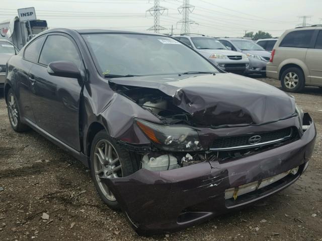 JTKDE167880259286 - 2008 TOYOTA SCION TC Tünd qırmızı foto 1