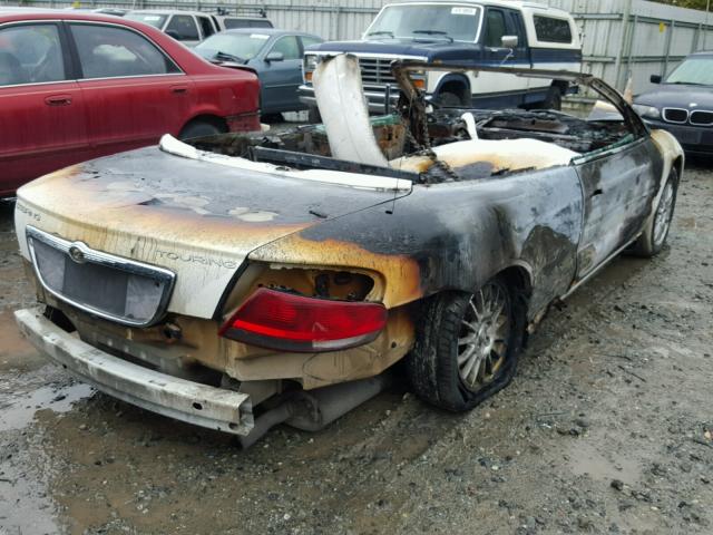 1C3EL55R64N321622 - 2004 CHRYSLER SEBRING LX BURN photo 4