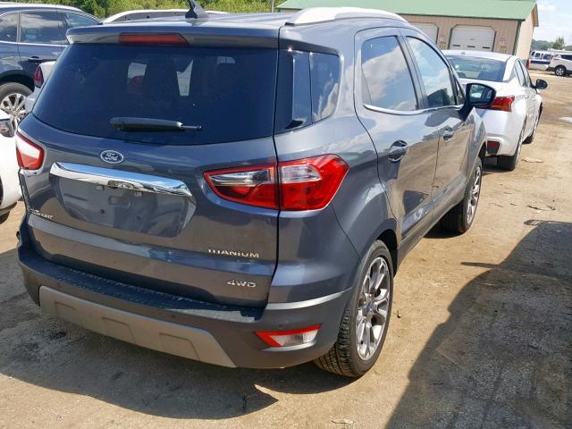MAJ6S3KLXKC260586 - 2019 FORD ECOSPORT T CHARCOAL photo 4
