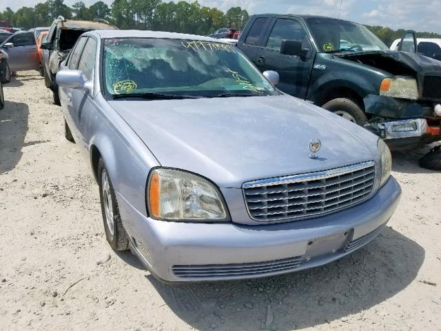 1G6KD54Y44U253768 - 2004 CADILLAC DEVILLE BLUE photo 1