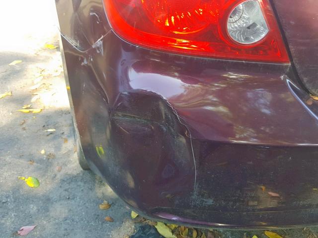 JTKDE177760114705 - 2006 TOYOTA SCION TC იასამნისფერი ფოტო 9