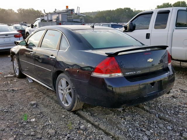 2G1WC5E3XC1125249 - 2012 CHEVROLET IMPALA LTZ BLACK photo 3