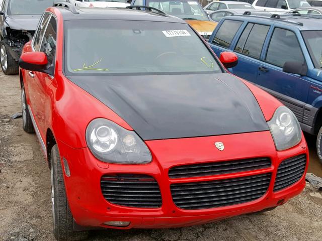 WP1AC29P45LA90393 - 2005 PORSCHE CAYENNE TU RED photo 9