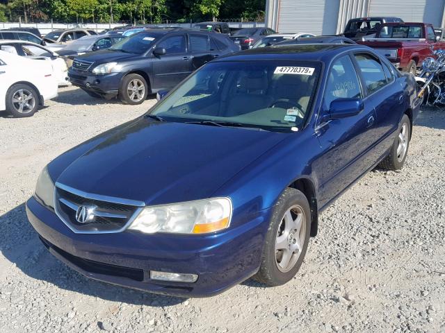 19UUA56643A070396 - 2003 ACURA 3.2TL BLUE photo 2