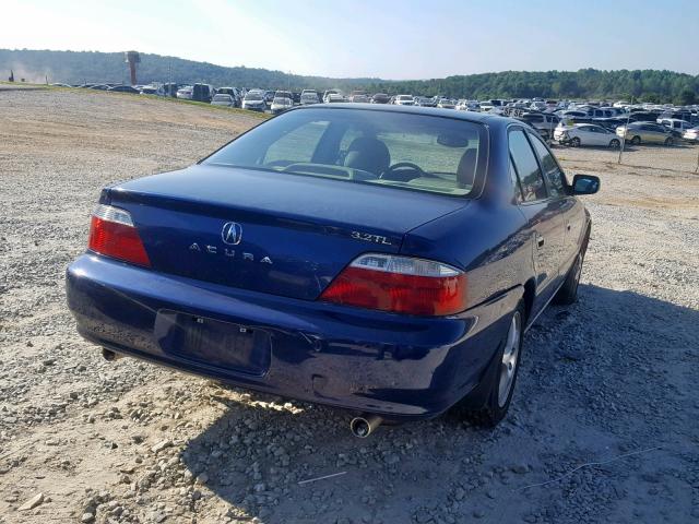 19UUA56643A070396 - 2003 ACURA 3.2TL BLUE photo 4