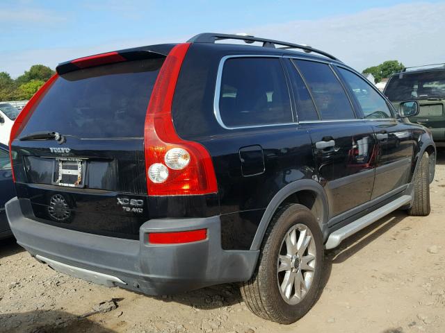 YV1CZ91H231004958 - 2003 VOLVO XC90 T6 BLACK photo 4