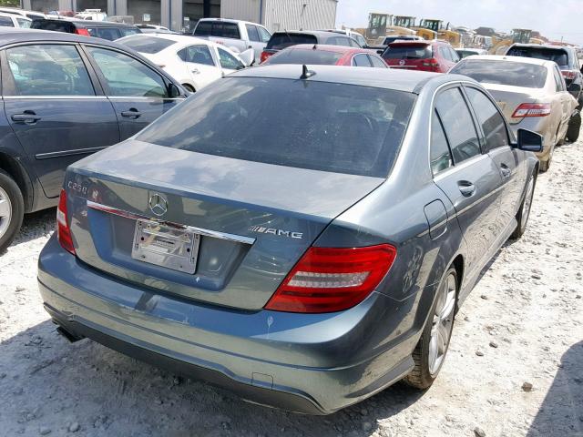 WDDGF4HB0CA645682 - 2012 MERCEDES-BENZ C 250 SILVER photo 4