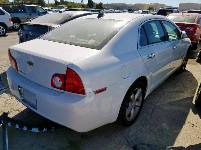 1G1ZC5E0XCF352310 - 2012 CHEVROLET MALIBU 1LT WHITE photo 4