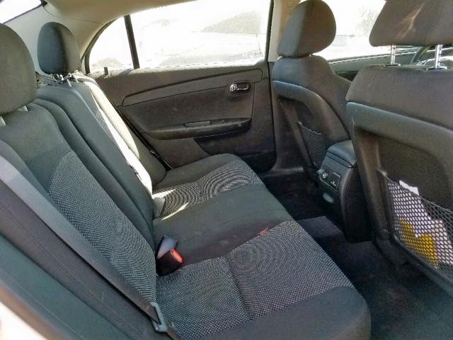 1G1ZC5E0XCF352310 - 2012 CHEVROLET MALIBU 1LT WHITE photo 6