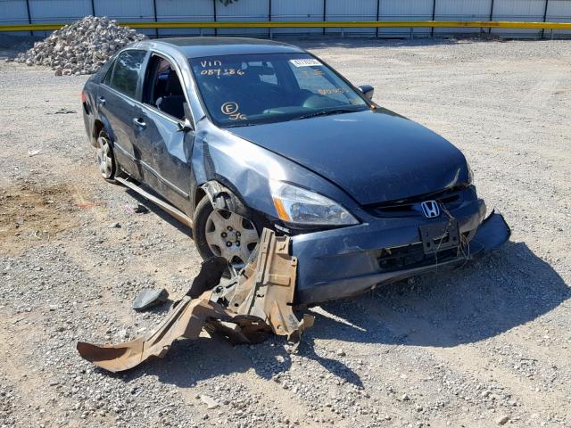 1HGCM56425A089386 - 2005 HONDA ACCORD LX BLUE photo 1